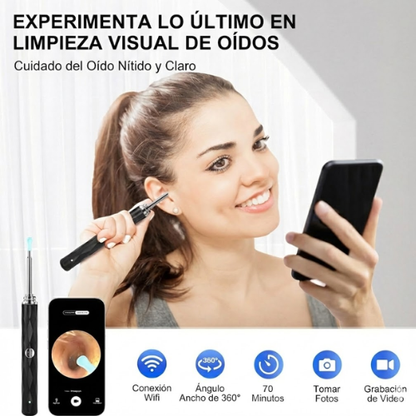 Limpiador De Oídos Profesional Con Cámara